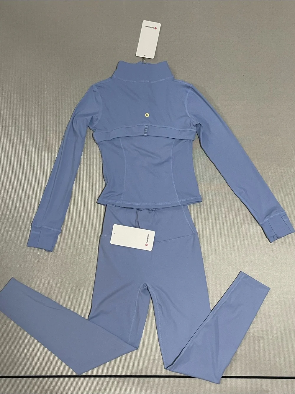 lululemon athletica Lavender Blue Full-Zip Bomber Jacket